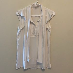 White loft blouse XS